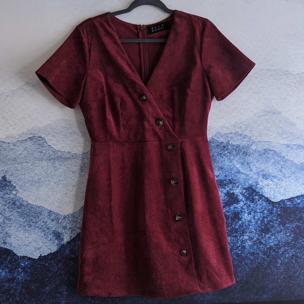 Ella Pearl Button Dress
